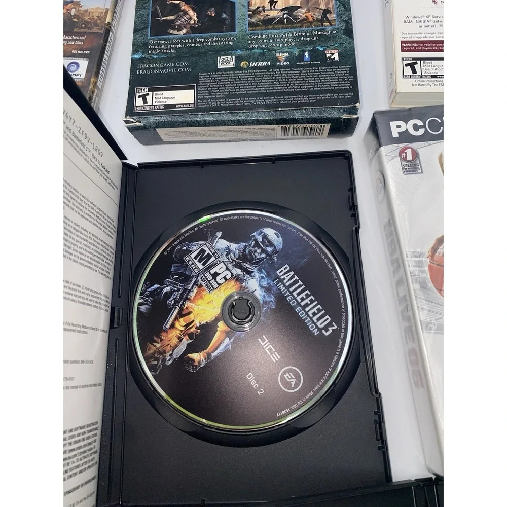 Lot Of 10 Various Vintage PC CD ROM Computer Video Games - Stars Wars Knights